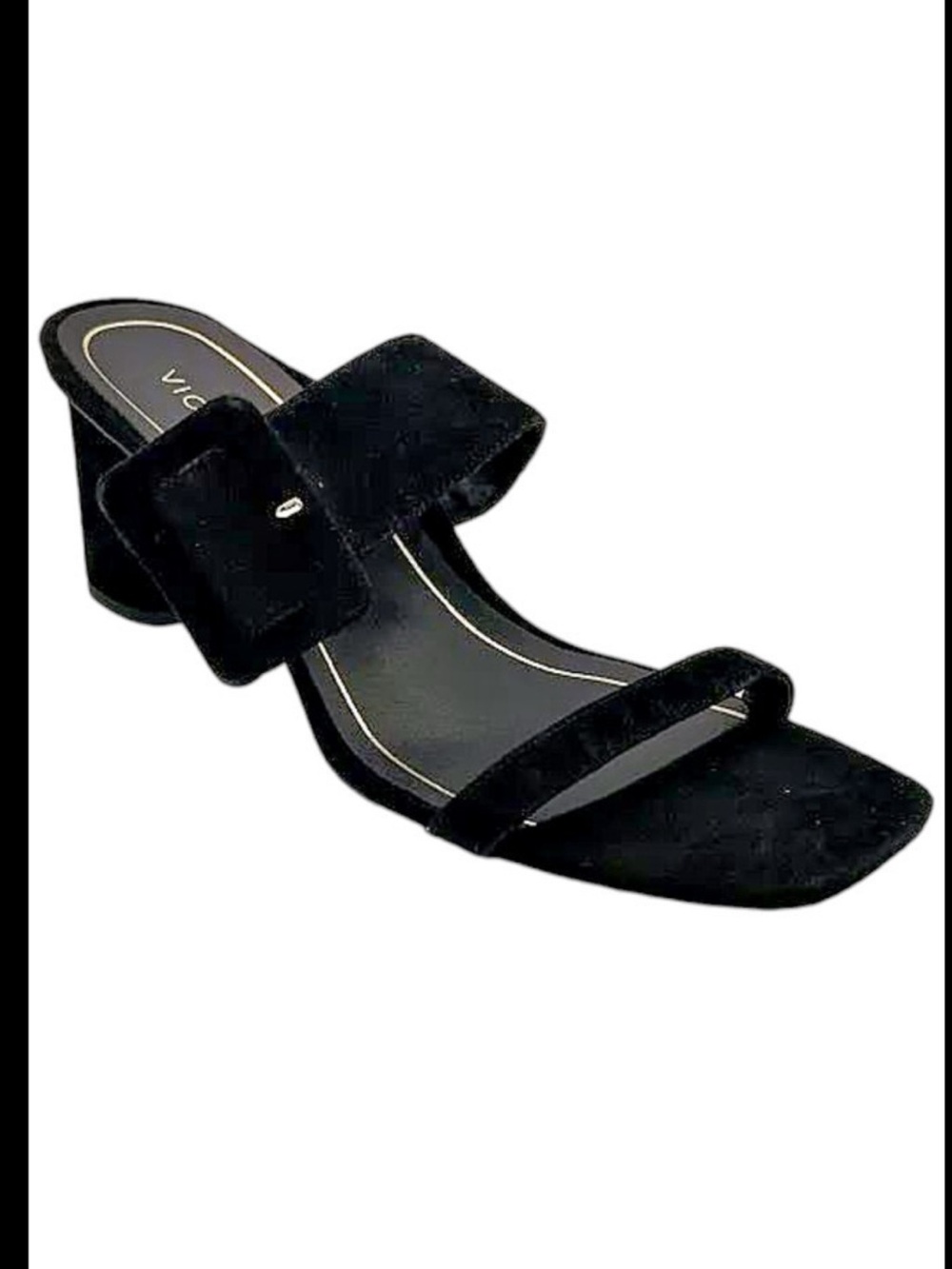 VIONIC “Brookell” Buckle Slide Heeled Sandal 7.5 EUC